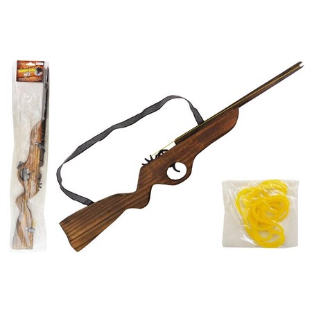 Diamond Visions Diamond Visions Wood Toys Rubber Band Rifle Wood 1 pk TM-2586